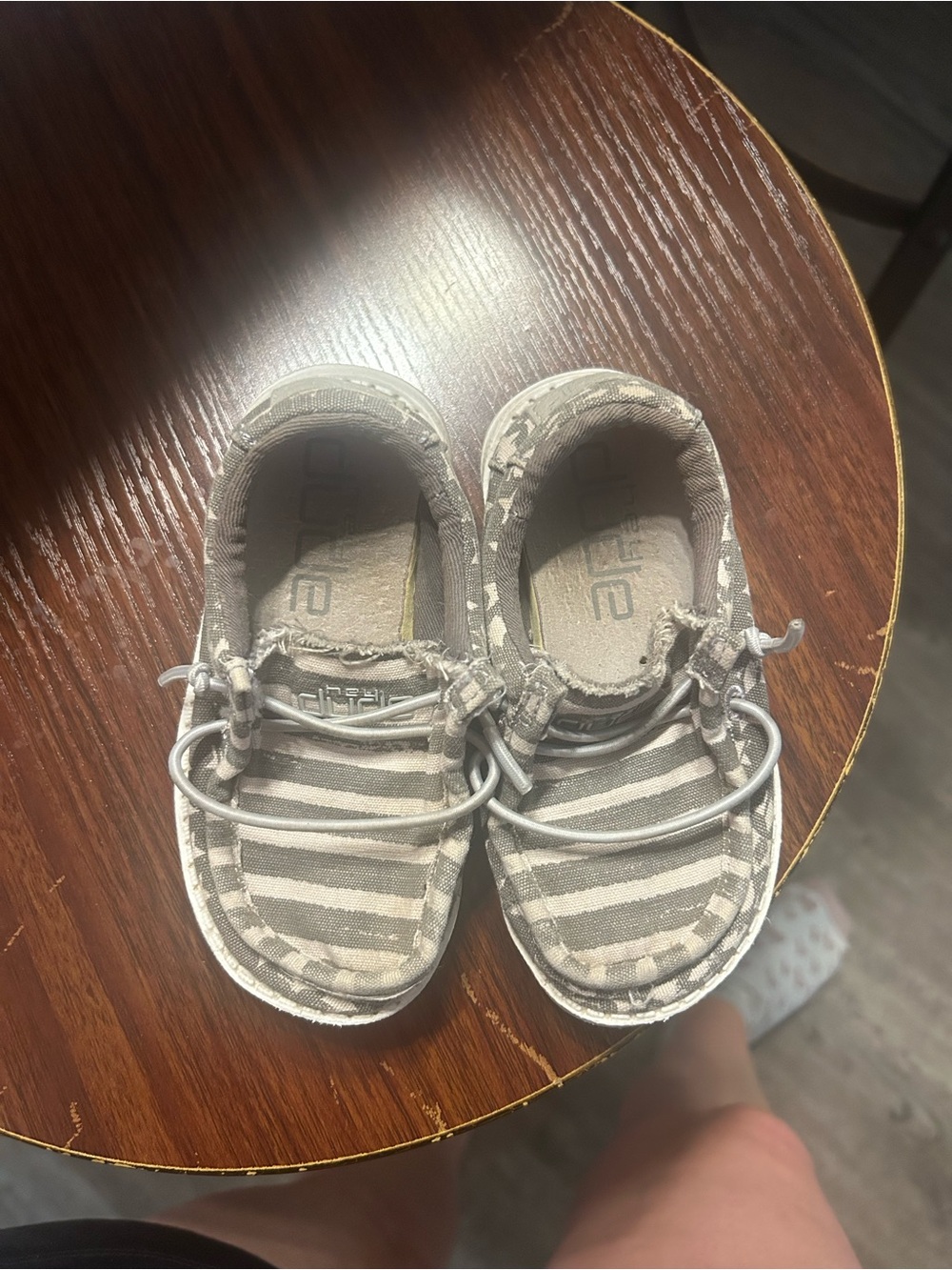 Striped hey dudes Slip-On Casual Shoes - Gray